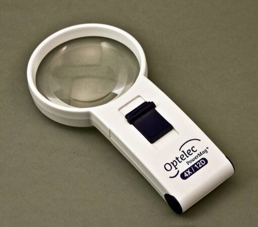 Optelec PowerMag: The Best Handheld Magnifier for Low Vision 4X