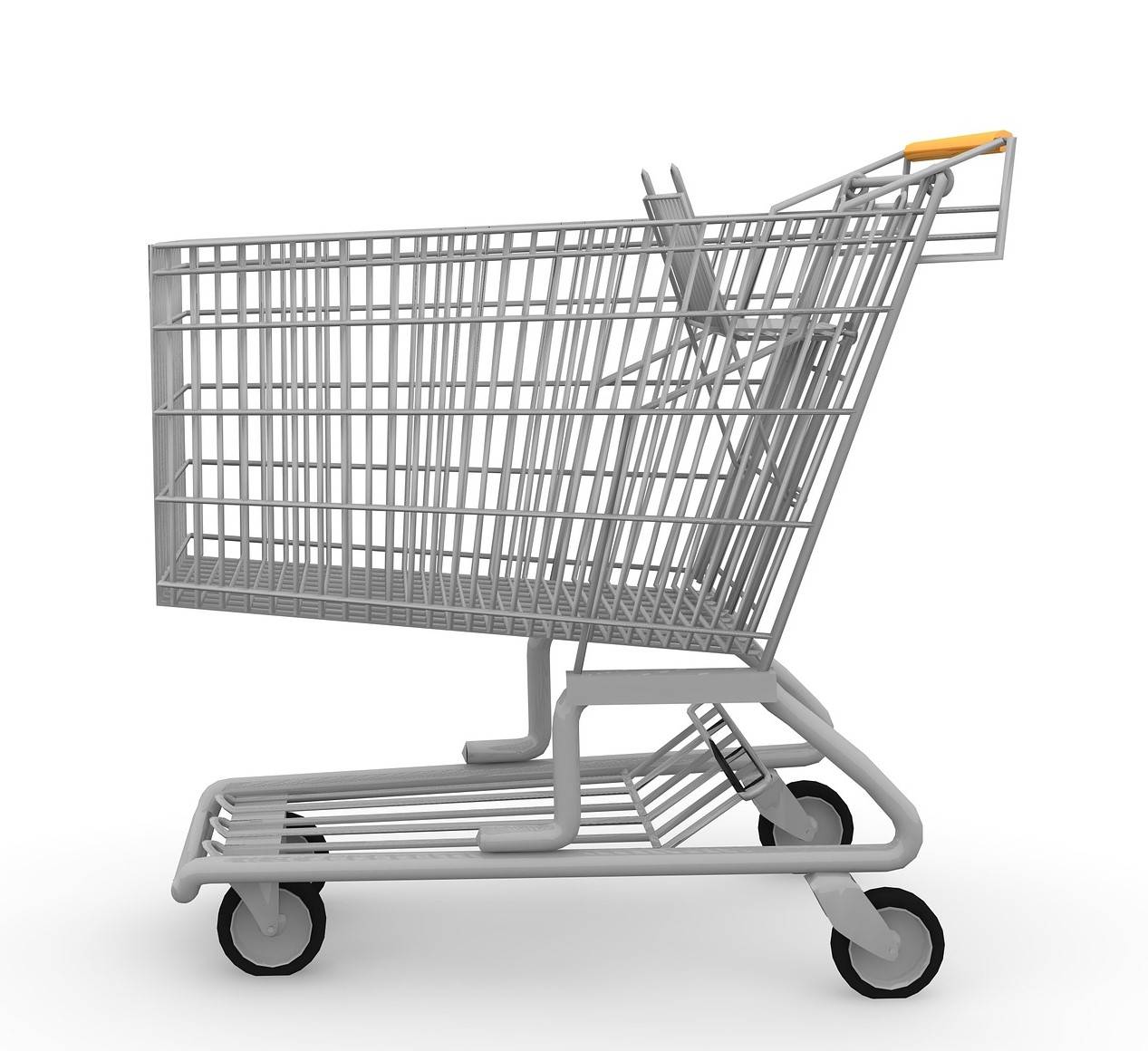 Shopping cart reference for social distancing