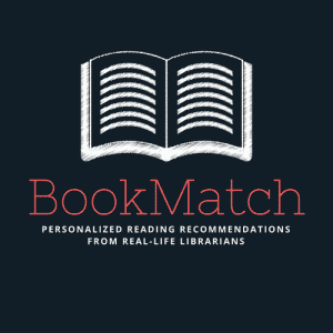 BookMatch library program logo. Personalized reading recommendations from real life librarians.