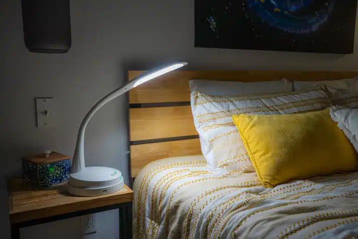 Stella GO on a nightstand