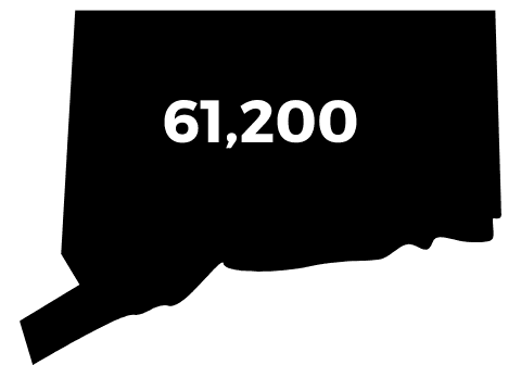 Outline of state of CT with number 61,200