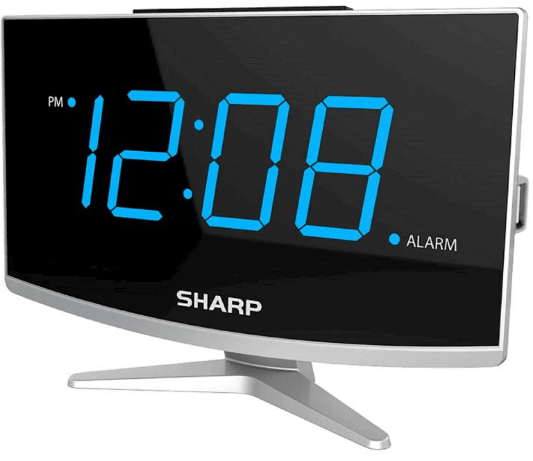 Large display alarm clock