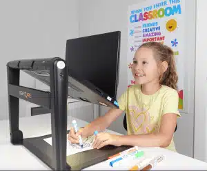 CloverBook Lite XL in use by a student