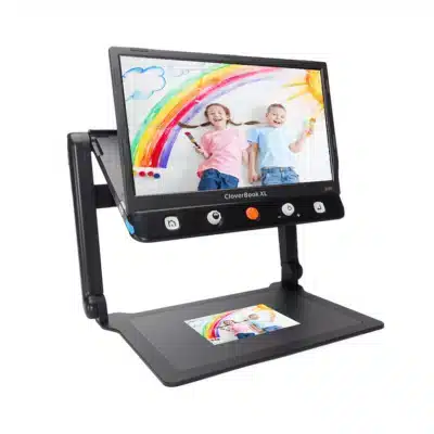 CloverBook Lite XL showing a colorful photo